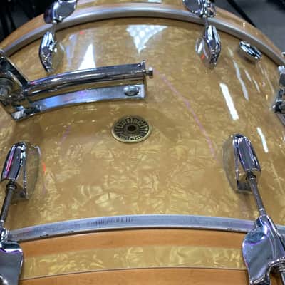 Gretsch BroadKaster Series 13/16/24 Drum Kit Set in Vintage Marine Pearl (Rm4) image 5