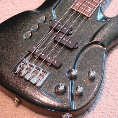 RARE Switch Vibracell 4 String Bass Guitar, Excellent Condition, New Hard Shell Case #73 image 4