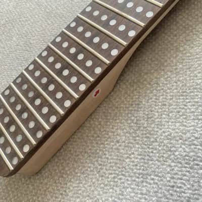 22 Frets Rosewood Fingerboard Guitar DIY Project Maple Neck image 14