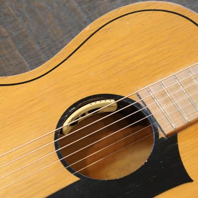 Vintage! 1920’s USA Made Natural Acoustic/ Electric Parlor Guitar + Case image 7