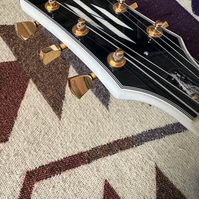 2022 Edwards by ESP E-LPC Les Paul Custom - White image 4