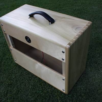 B Custom cabs 1x12  Custom Guitar Speaker Cab Solid Poplar Natural Finish image 6