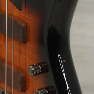 Used Mtd Kingston Z5 Bass Guitar Tobacco Sunburst 5-String image 3