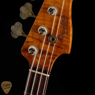 Fender Custom Shop Eddie's Exclusive 1964 Precision Bass Journeyman Relic - Inca Silver image 8
