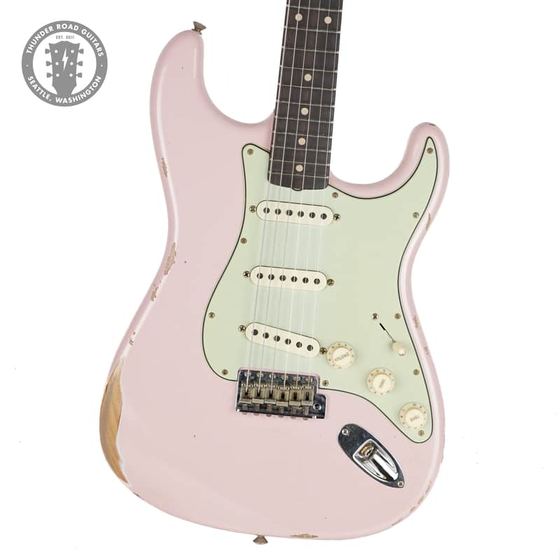 New Fender Custom Shop '60s Stratocaster Dual-Mag II Shell Pink image 1