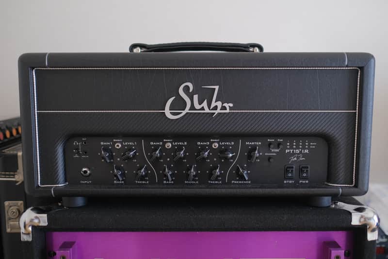 Suhr PT15IR Pete Thorn Signature 3-Channel 15-Watt Guitar Amp Head 2019 - Present - Black image 1