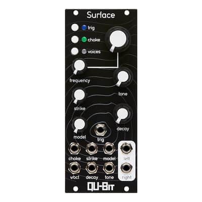 Qu-Bit Electronix Surface Eurorack Phyiscal Modelling Oscillator Module (Black) image 2