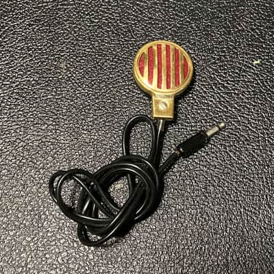 Vintage Olson Crystal Lapel Microphone 1960's - Gold image 1
