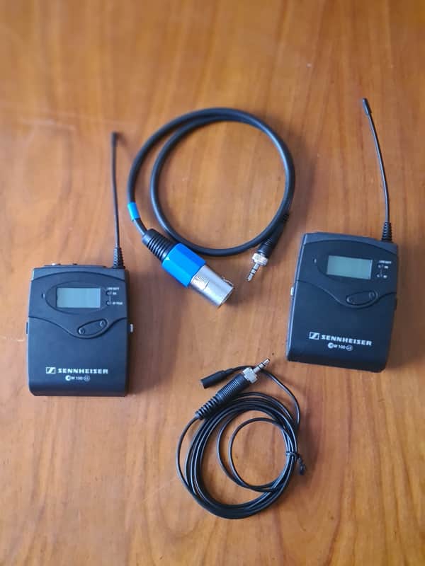 Sennheiser Sennheiser EK 100 G3 + SK 100 G3 | ME2 Lavalier Microphone | XLR Cable | 626–668 MHz image 1