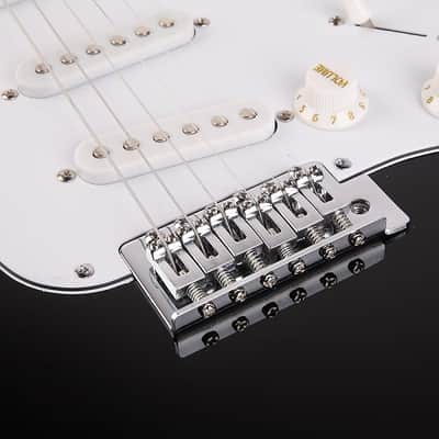 New Glarry GST Rosewood Fingerboard Electric Guitar Black image 14