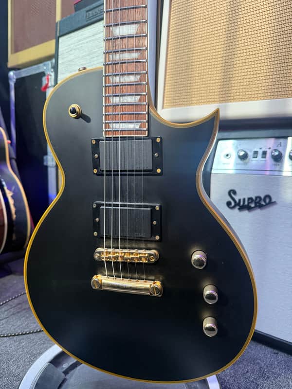 Harley Benton SC-Custom III 2024 - Matte Black - Active Pickups image 1