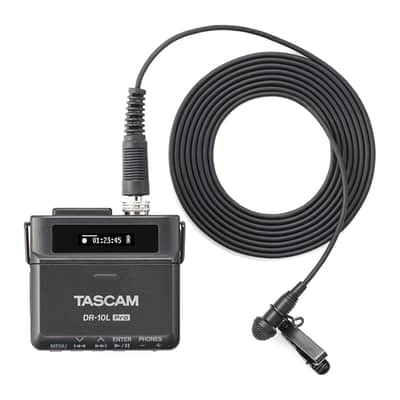 TASCAM DR-10L Pro 32-Bit Float Field Recorder + Lavalier Mic image 3