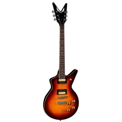 New Dean Cadillac 1980 Flame Maple Trans Cherry Sunburst CADI 1980 FM TCS LP Style Electric Guitar image 1