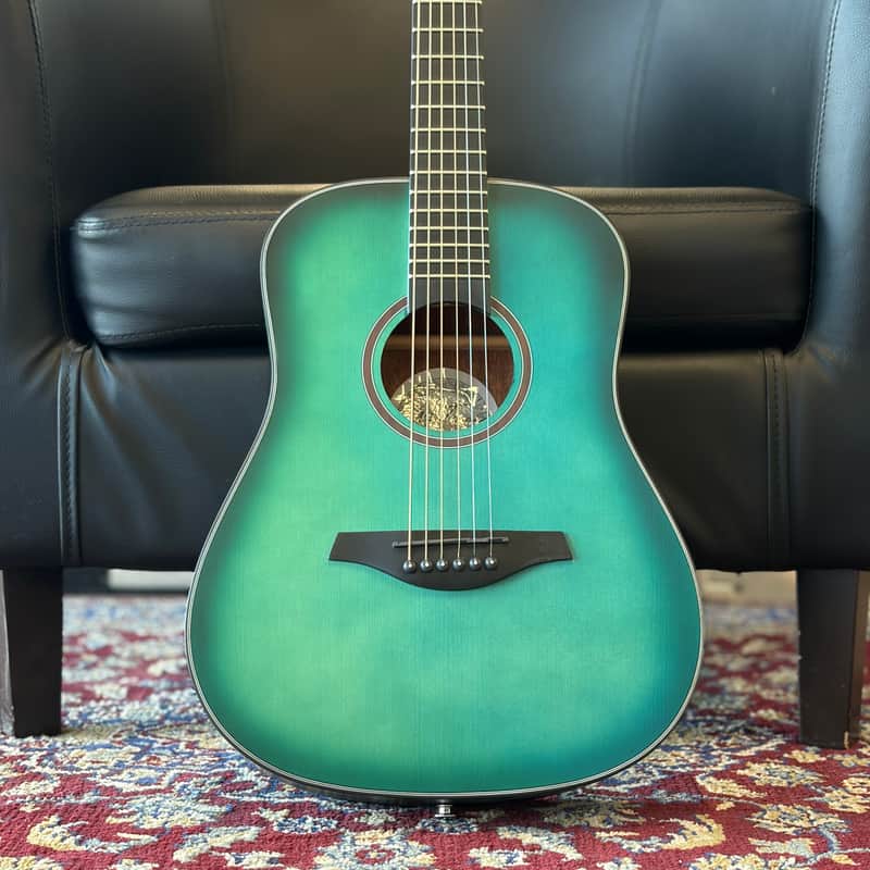 Jay Turser JTA52 1/2 Acoustic Guitar - Blackwood Fingerboard, Satin Blue image 1