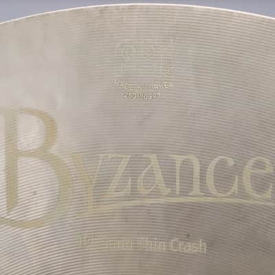 Meinl Byzance 18' Sand Thin Crash Cymbal image 3
