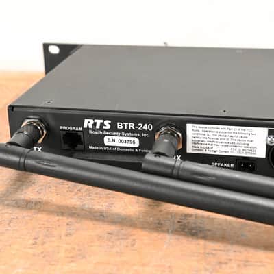 RTS BTR-240 2.4 GHz Wireless Intercom Base Station (NO POWER SUPPLY) CG01KYR image 9