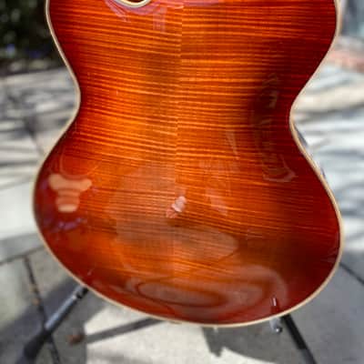 Comins Custom  17” Archtop - 2017 Violin Burst with custom Calton case image 4