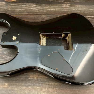 80s FERNANDES FST-115 HH Stratocaster Type Alder Body Black Made in Japan image 9
