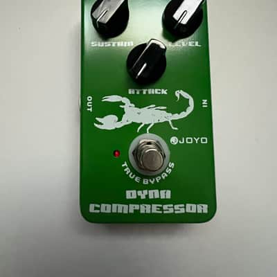 JOYO | JF-10 | Dynamic Compressor | Low Noise | Classic Sound | Green | Electric Guitar | Bass |True Bypass  image 1