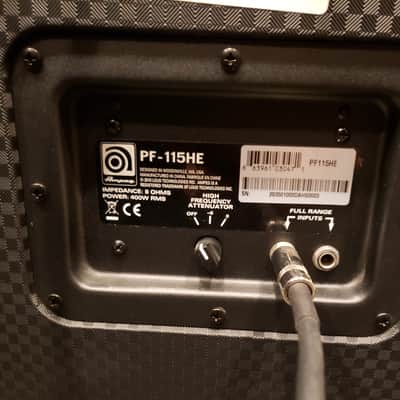 Ampeg Portaflex Combo PF-50T Head with PF115HE Cab, 50-Watt Tube Bass Amp image 9