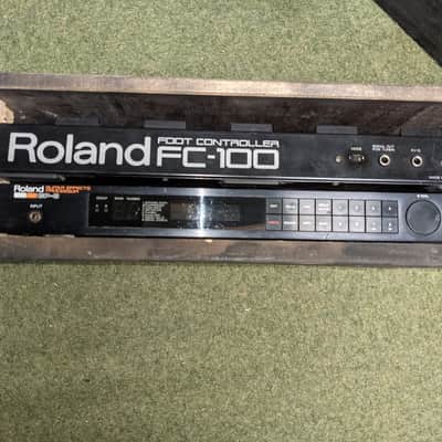 Roland GP-8 + foot controler FC100- 80's- Black image 4