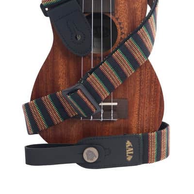 KALA RASTAFARIAN STRIPE HANDMADE UKULELE STRAP image 2
