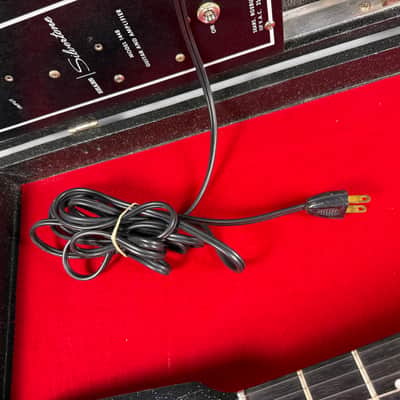 Silvertone 1448 With Case Amp 1962 - 1967 - Black image 5