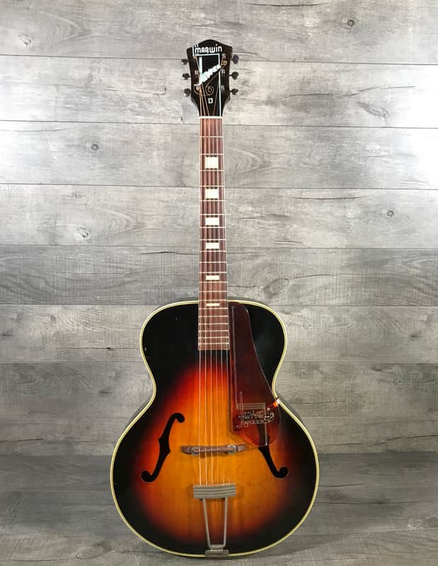 Harmony Marwin Jewel Archtop 1940's Sunburst image 1