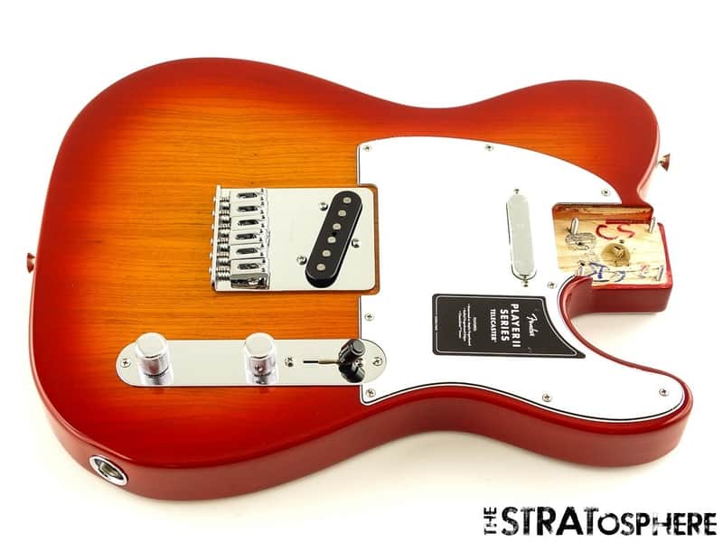 Fender Player II Telecaster Tele LOADED BODY Chambered Ash Aged Cherry Burst image 1