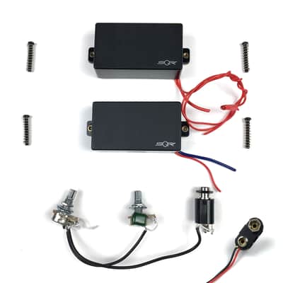 Squier SQR Active Ceramic Humbucker Pickups - Set - Black (2022) image 2