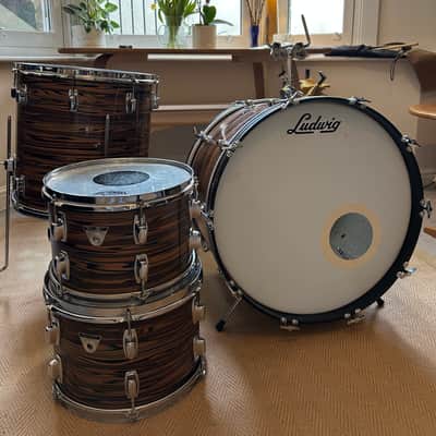 Ludwig Standard 1970’s - Brown Strata image 13