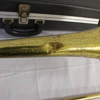 Blessing Scholastic Trombone with Case & Mouthpiece. Made in USA. Good condition image 14