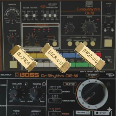 Alesis Custom HR-16 Roland CR-78 / Boss DR-55 EPROMs
