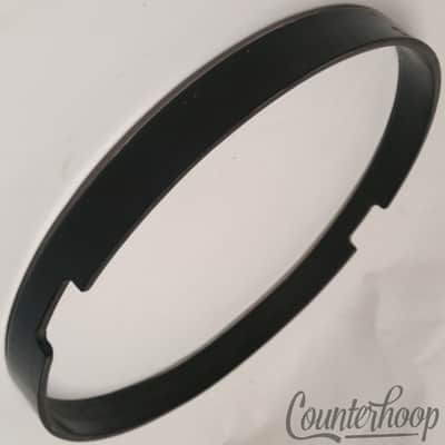 *Rogers 15"x1 1/2"Maple Wood Hoop/Rim Snare 50s Drum Marching Resonant Black USA image 2