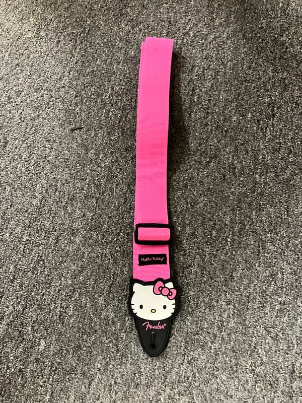 2005 Fender Hello Kitty Guitar Strap Excellent Condition image 1