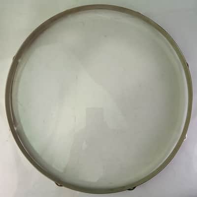 Leedy 14"Double-Flange Stick-Chopper Snare Drum/Tom Batter Rim/Hoop Nickel-Brass image 5