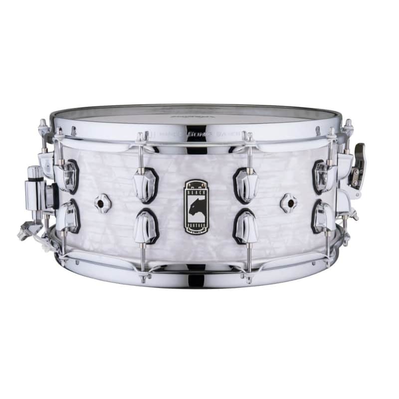 Mapex Black Panther Heritage Snare Drum 14x6 White Strata image 1
