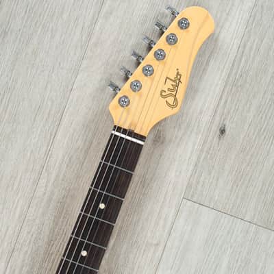 Suhr Classic JM HH Guitar, Tonepros TP6 Bridge, Indian Rosewood Fretboard, Black image 8