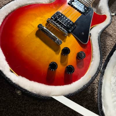Gibson 1974 Les Paul Deluxe "Standard Conversion" - Cherry Sunburst image 13