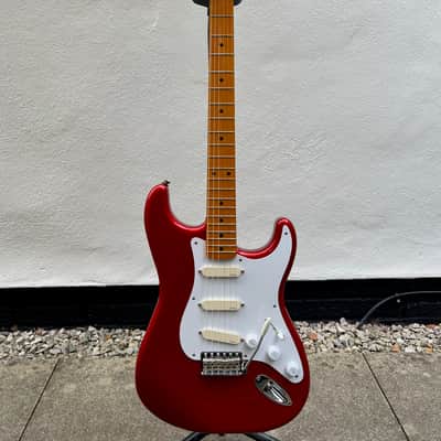 B-Stock David Gilmour Candy Apple Red Fender Stratocaster - Classic 50s Lacquer EMG DG-20 image 13