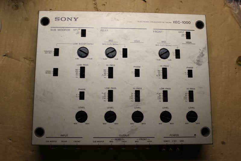 【ジャンク】希少 SONY XEC-1000 クロスオーバーネットワーク ジャンク】希少 SONY XEC-1000 クロスオーバーネットワーク 【公式通販】