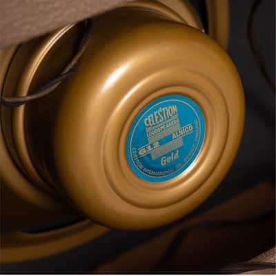 Fender 1963  Vibrolux Amp brownface 12" Celestion Gold FS & Cover 1963 - brown image 6