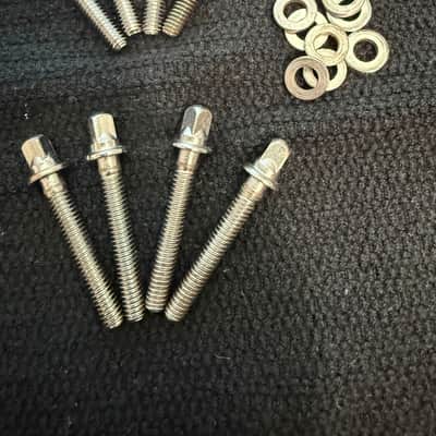 Set of (8) Vintage Camco Snare/ Tom/Floor Tom Tension Rods & Chubby Washers #3 image 3
