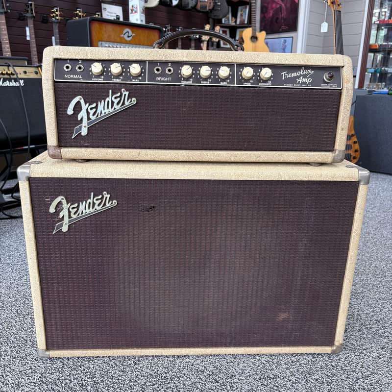 Fender Tremolux 6G9-B  1962 with 1961 Fender Tremolux "Tone Ring" Cabinet - Blonde image 1