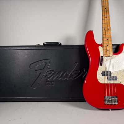 1979 Fender International Series Precision Bass Moroccan Red w/OHSC image 5