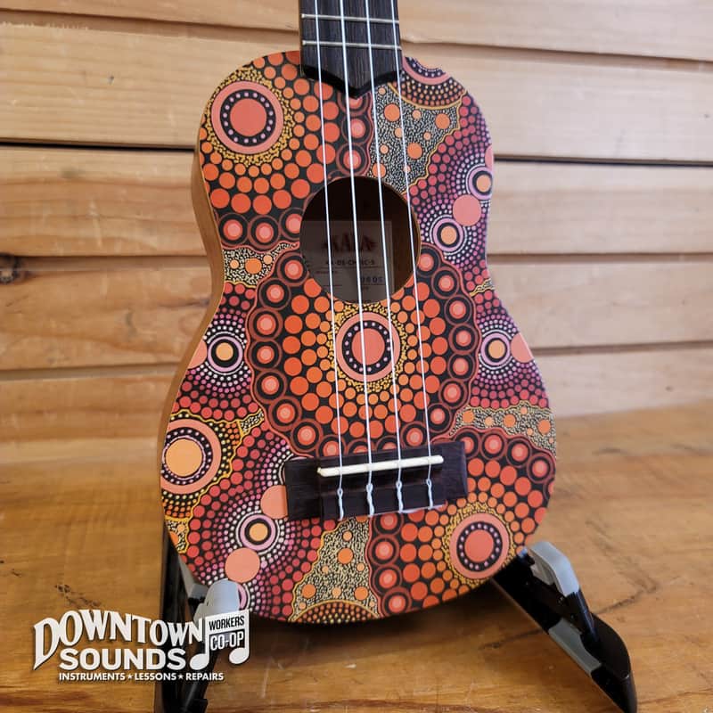 Kala Desert Storylines Chantelle Muladad Soprano Ukulele with Kala Desert Storylines Gig Bag image 1