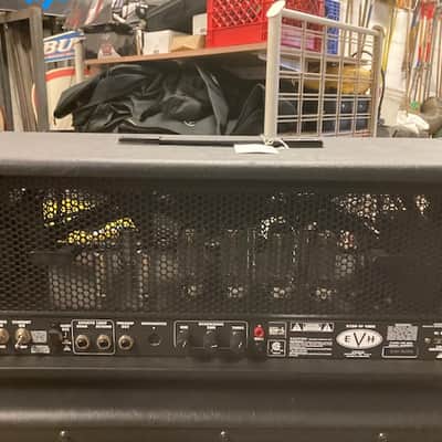 5150III 100W Tube Head, Blk Stealth w/ Cover - EVH 5150II 100W 4x12 Straight Cab - Special Run. image 6