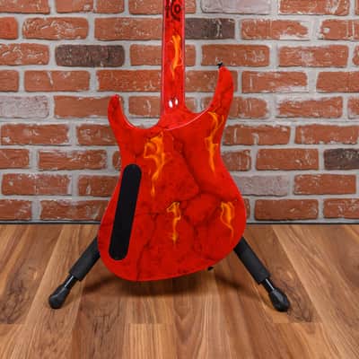 Jackson USA Signature Chris Broderick Soloist HT6 Devil & Flames Graphic by Mike Learn 2015 w/OHSC image 7