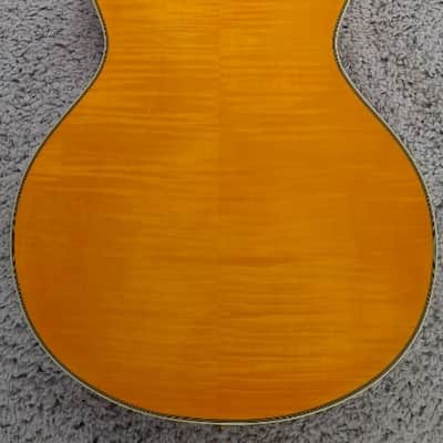 D'Angelico Excel DC Semi-Hollow Body Electric Guitar w/Hard Case Vintage Natural image 3