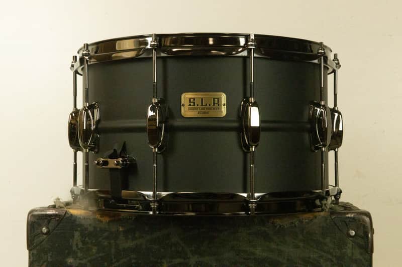 Tama SLP 8x14 Series Big Black Steel Snare Drum image 1